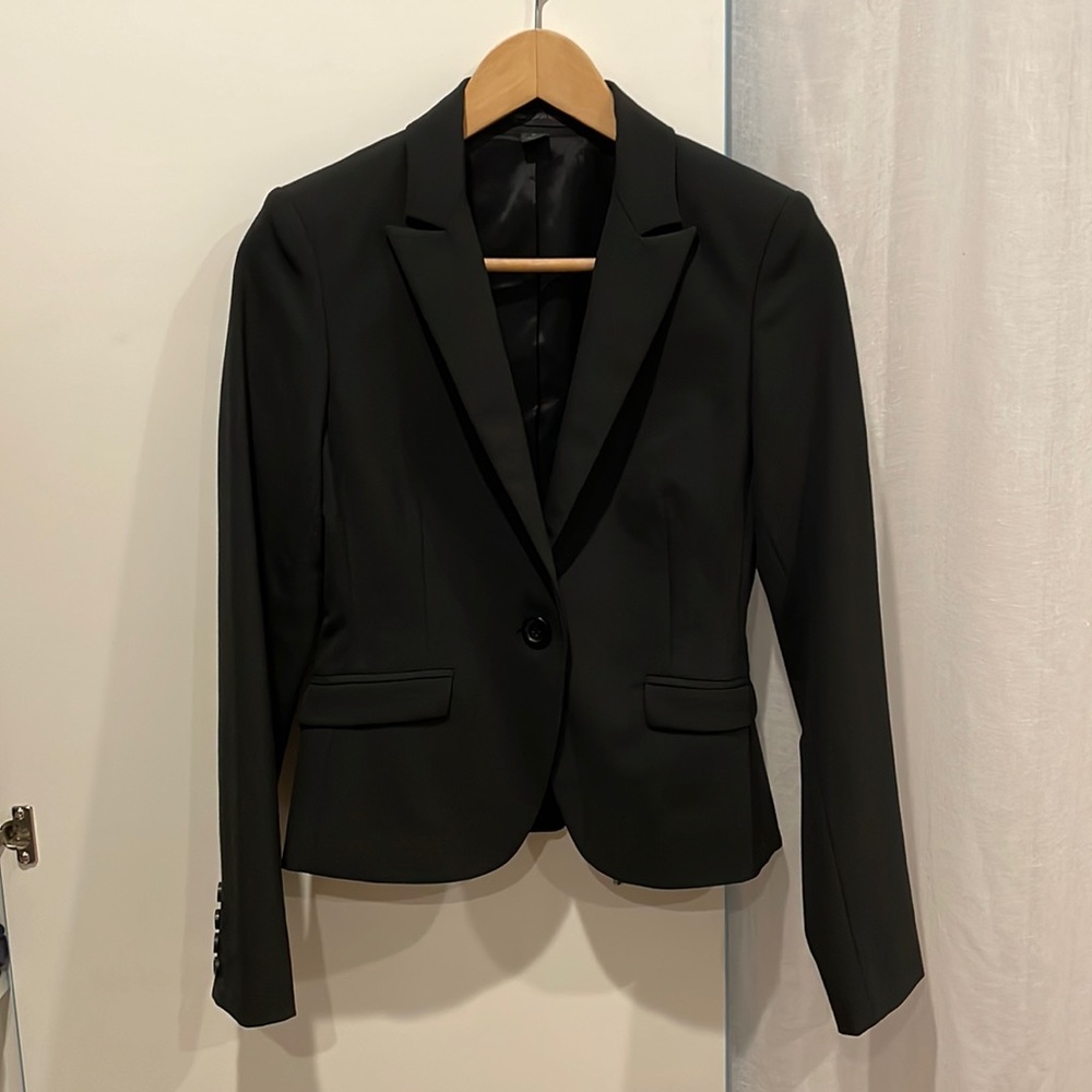 Express Design Studio Women's 1 Button Fitted Bla… - image 1